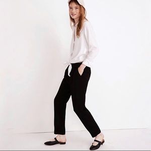 MADEWELL Black Track Trouser Pants